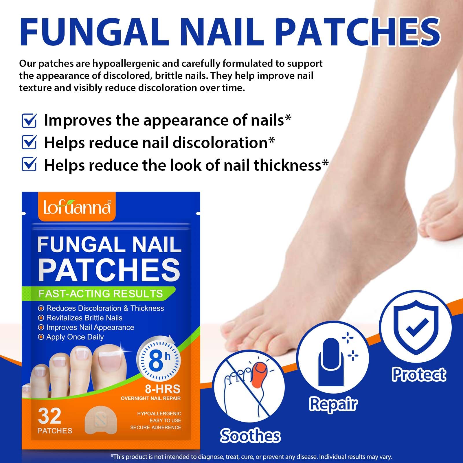 Patch hydratant Buyourtaste traitant les cuticules des ongles