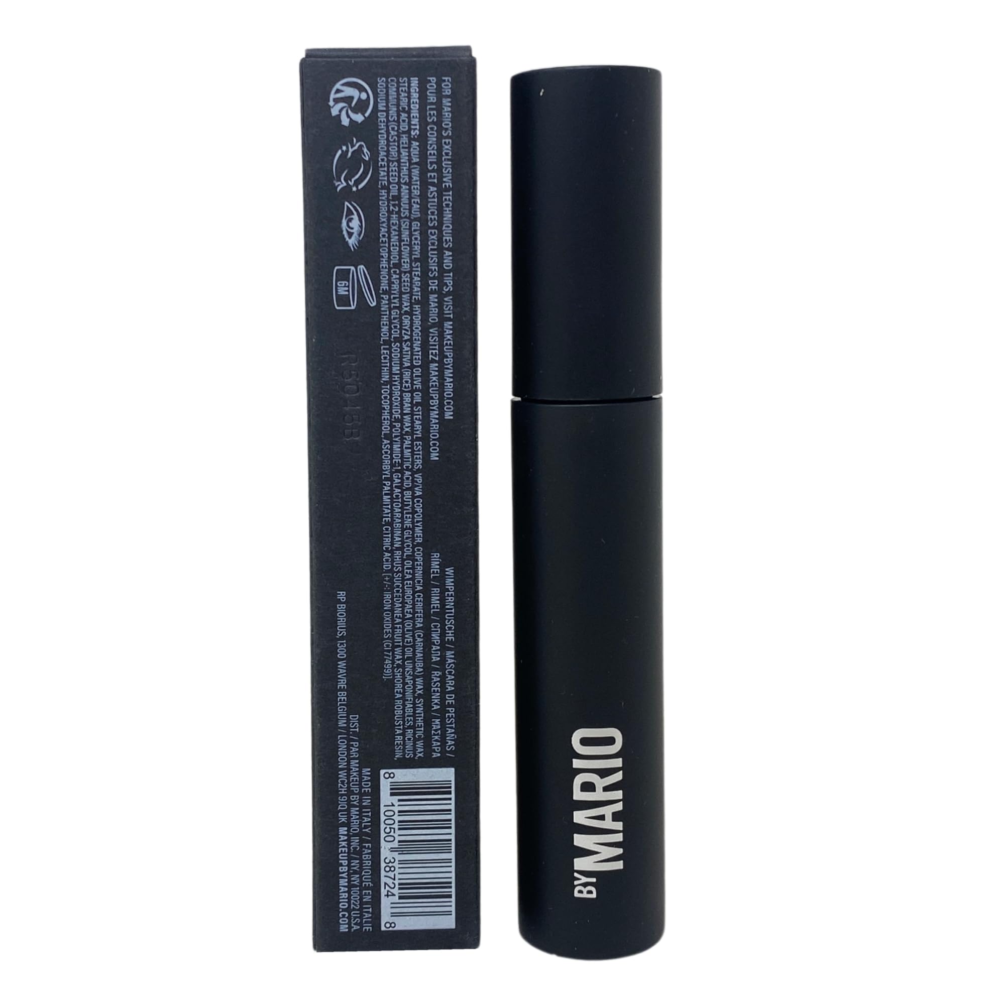 Maquillage By Mario Master Mascara, tenue longue durée résistant à la transpiration et à l'humidité.