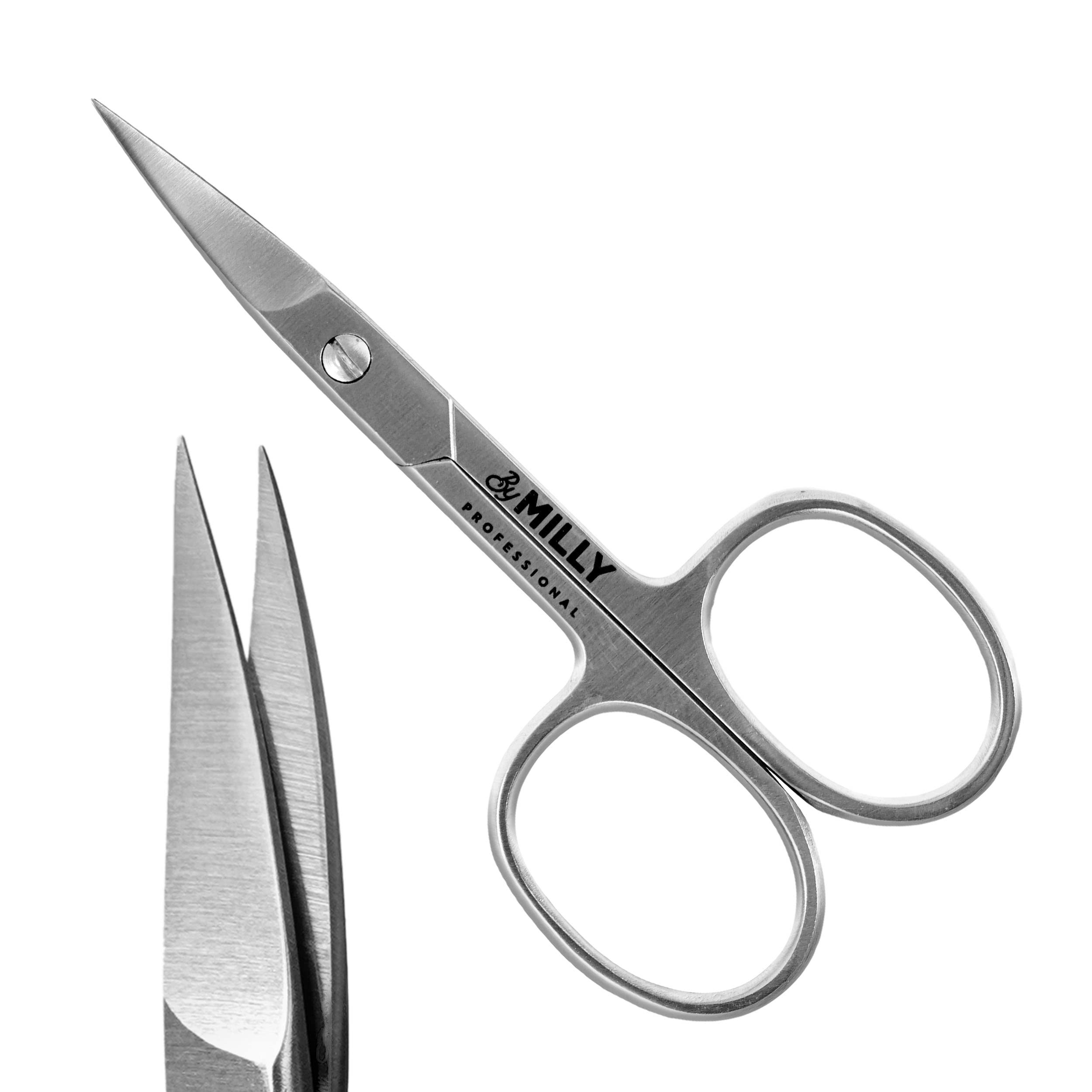 Ciseaux à ongles By MILLY pro, lame incurvée pour coupe précise des ongles.