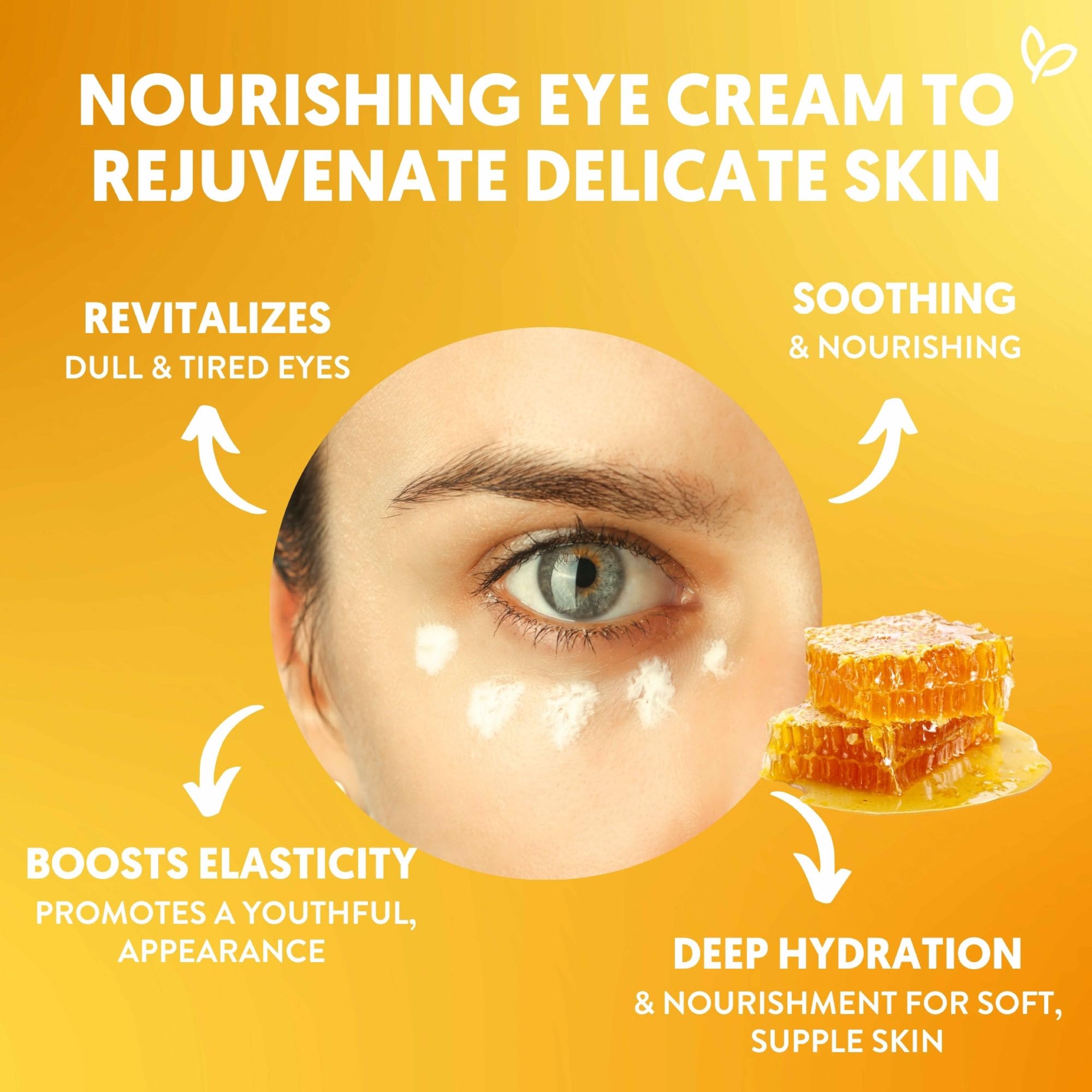 By Nature flacon 15ml facilite une application précise autour des yeux.
