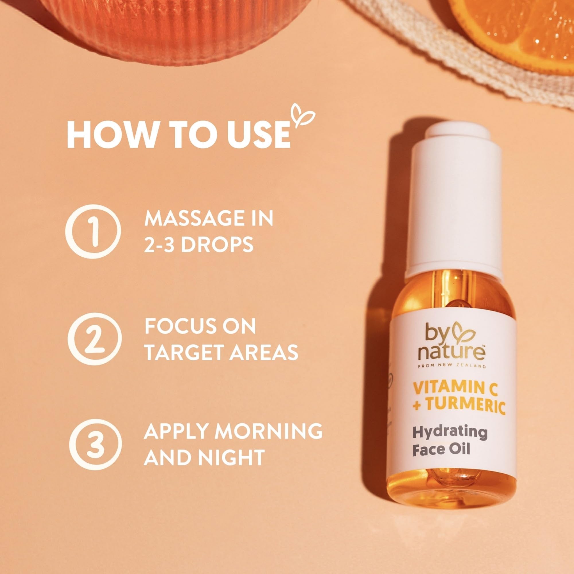 Application matin et soir pour massage facial By Nature