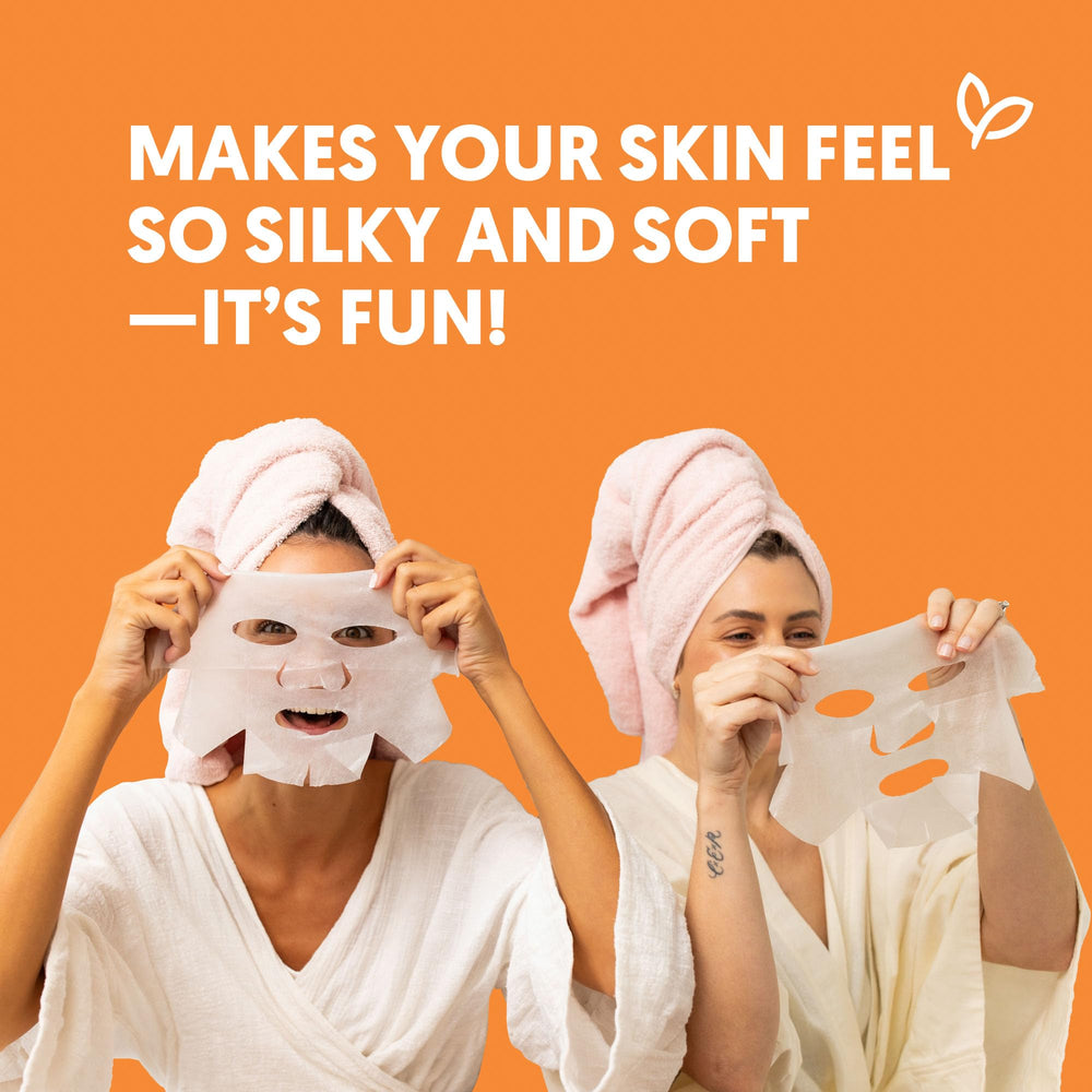 By Nature masque en feuille adapté à tous types de peau douceur