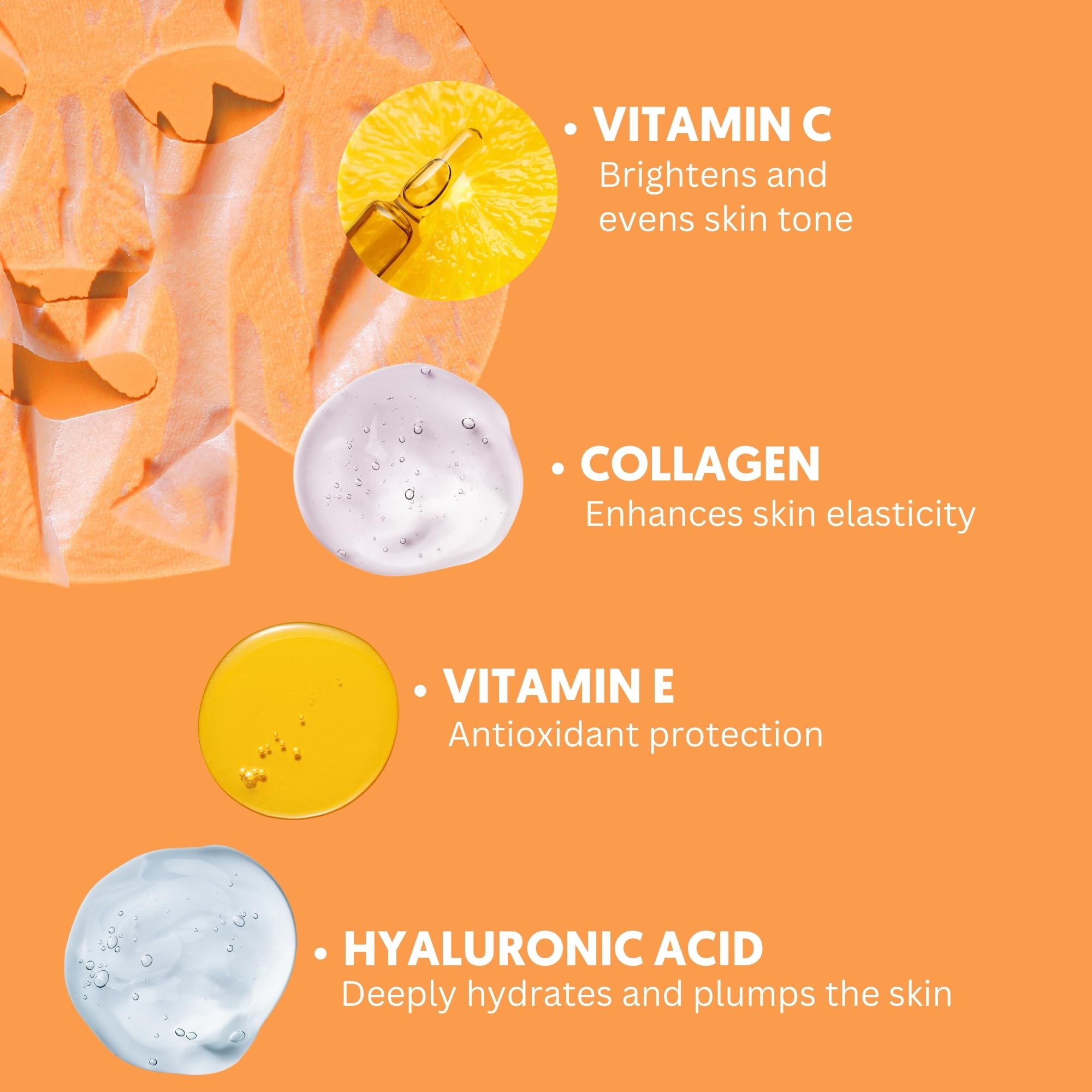 By Nature masque en feuille texture lissante teint uniforme