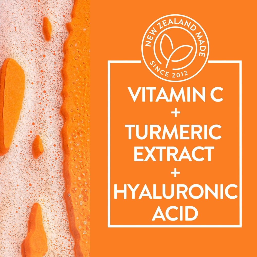 By Nature Vitamine C Curcuma – parfum agrumes revitalisant pour routine spa à domicile.