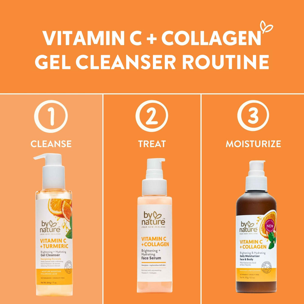 By Nature Vitamine C Curcuma – peau fraîche après lavage et douceur durable.