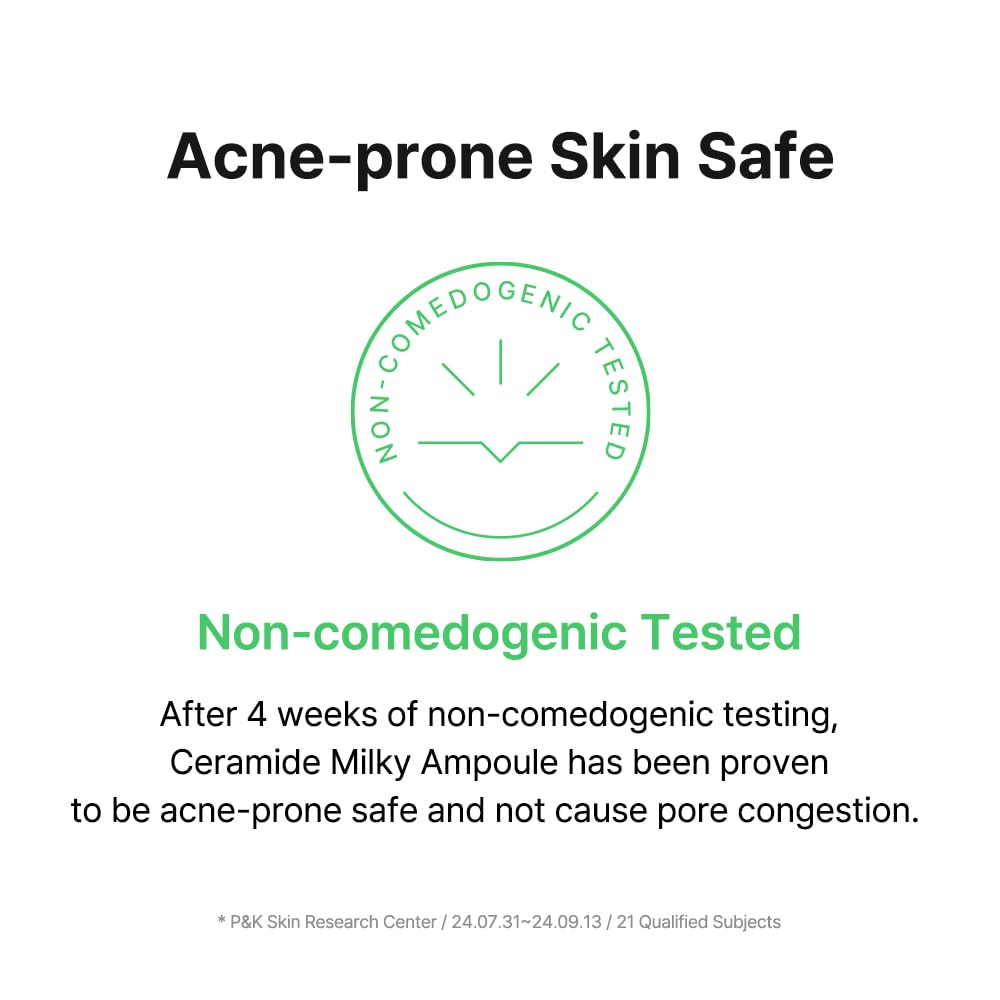 Peau sensible: BY WISHTREND Ceramide Milky Ampoule apaise les irritations.
