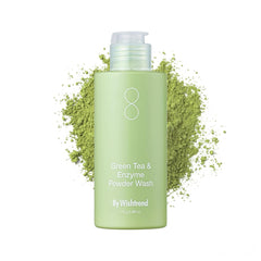 BY WISHTREND poudre-nettoyante-the-vert-et-enzyme: exfoliation douce pour peau sensible