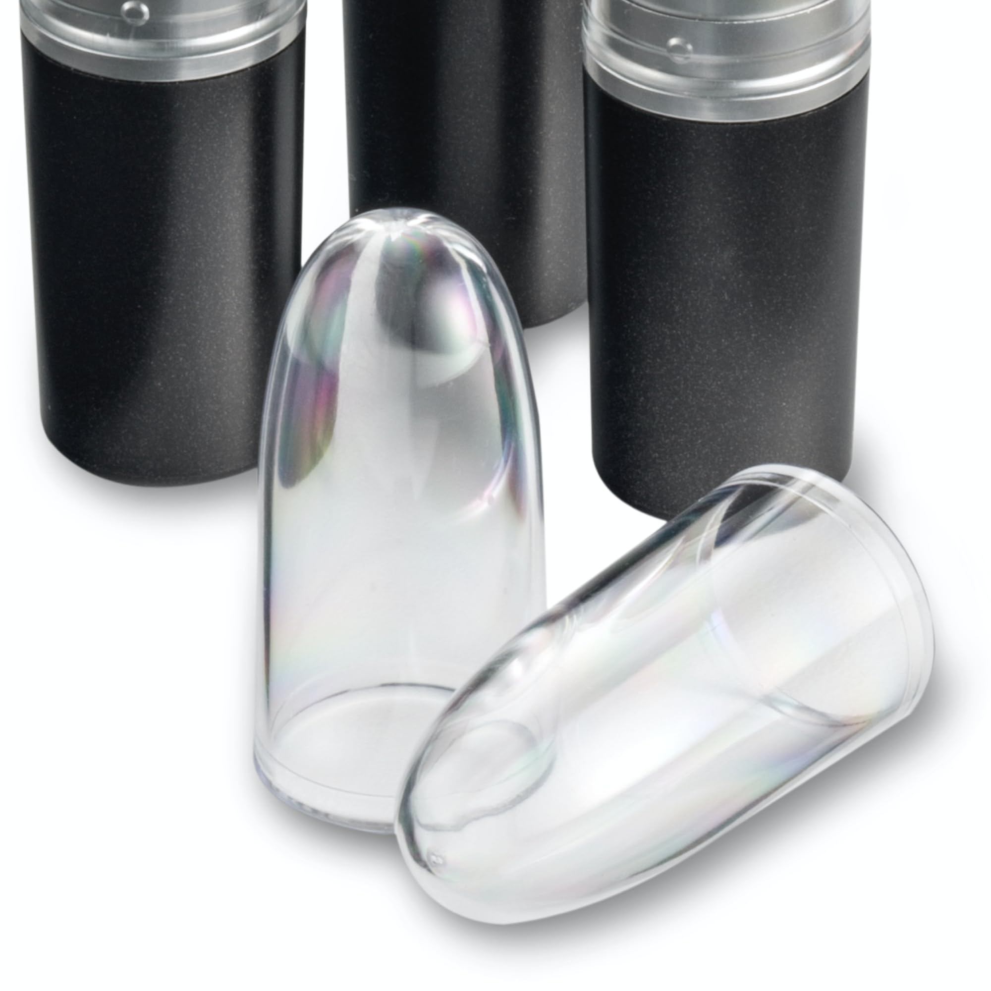 Cap acrylique transparente BY ALEGORY met en valeur la teinte.