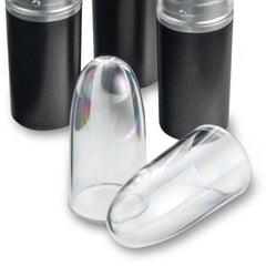 Cap acrylique transparente BY ALEGORY met en valeur la teinte.