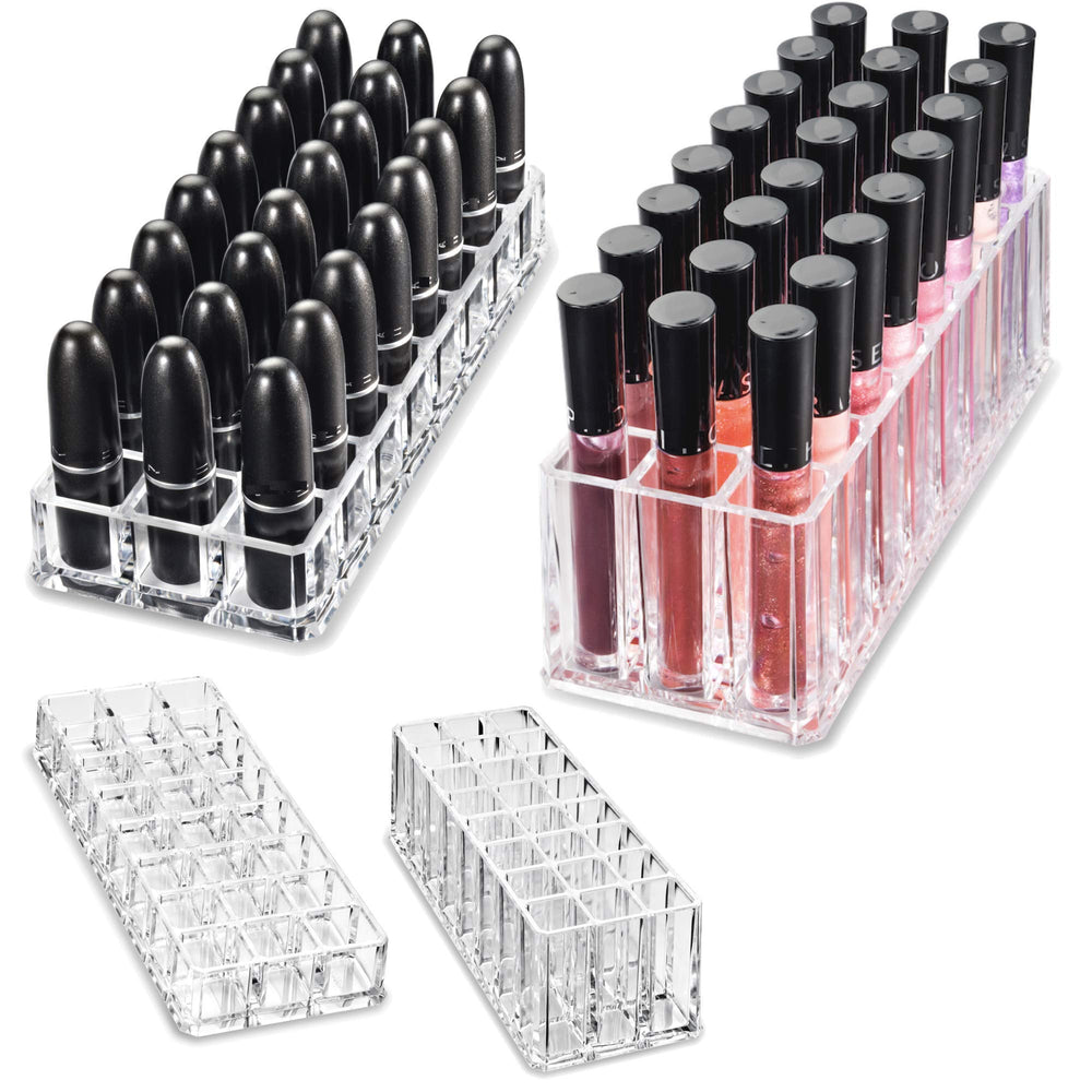 BY ALEGORY Organisateur acrylique pour rouges à lèvres, accès rapide et rangement optimisé.