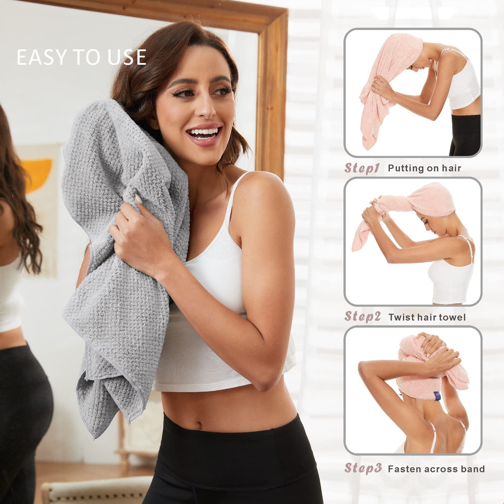 BYCOO serviette microfibre légère et douce pour un séchage confortable
