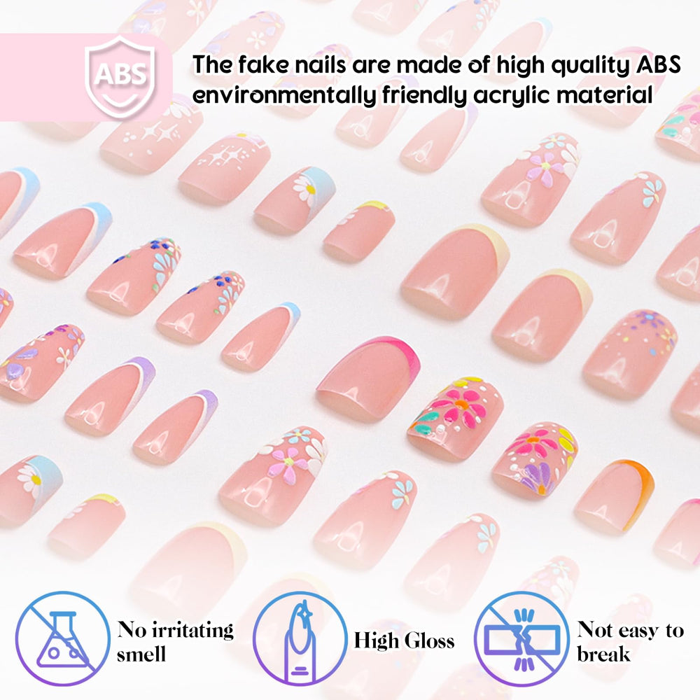 Ensemble BYETOCE d'ongles reutilisables, economies et reutilisation facile
