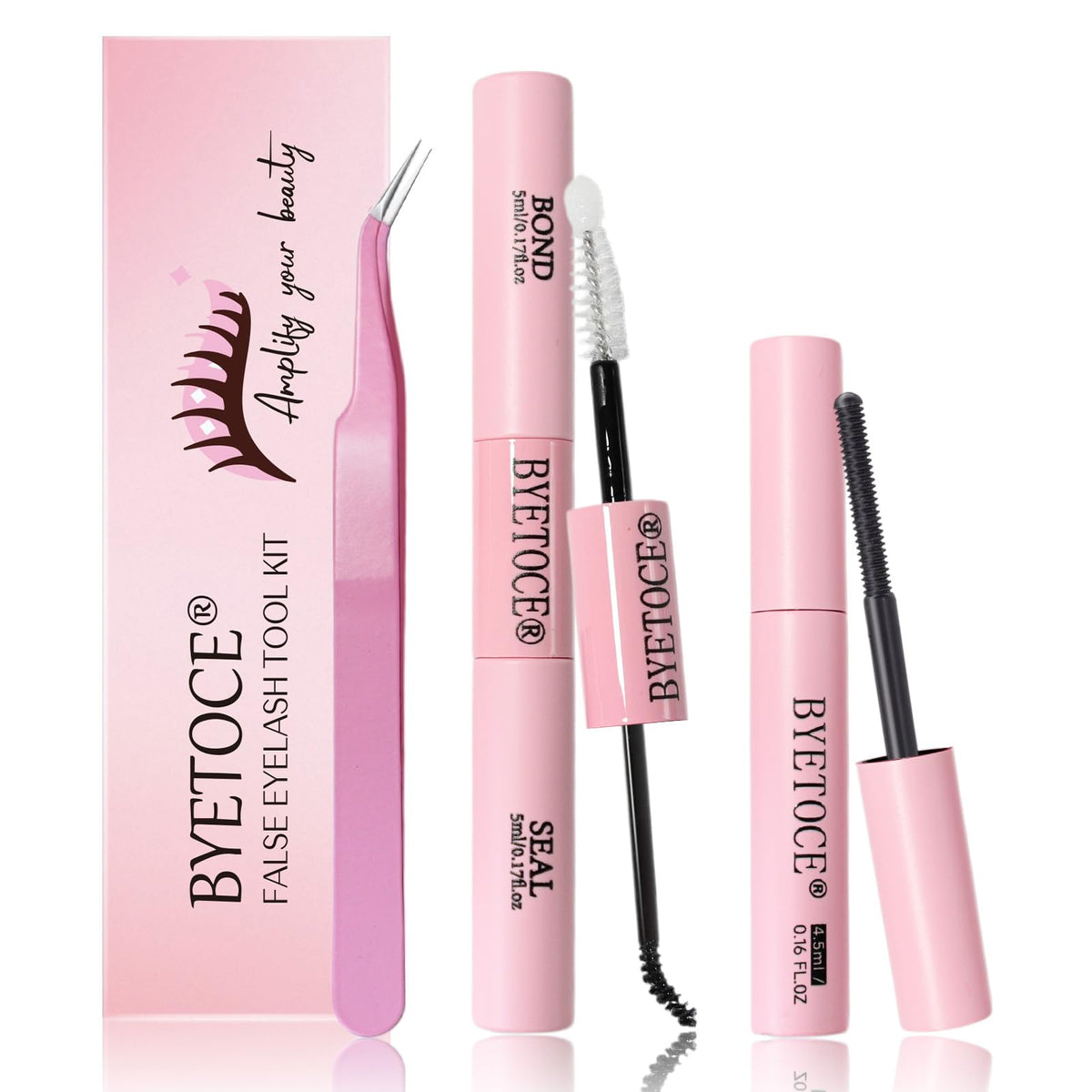 BYETOCE kit-colle-cils-etanche: fixation fiable pour extensions