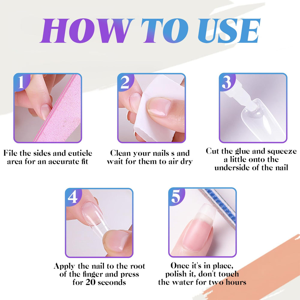 Ongles BYETOCE sans odeur pour plus de confort lors de l'usage