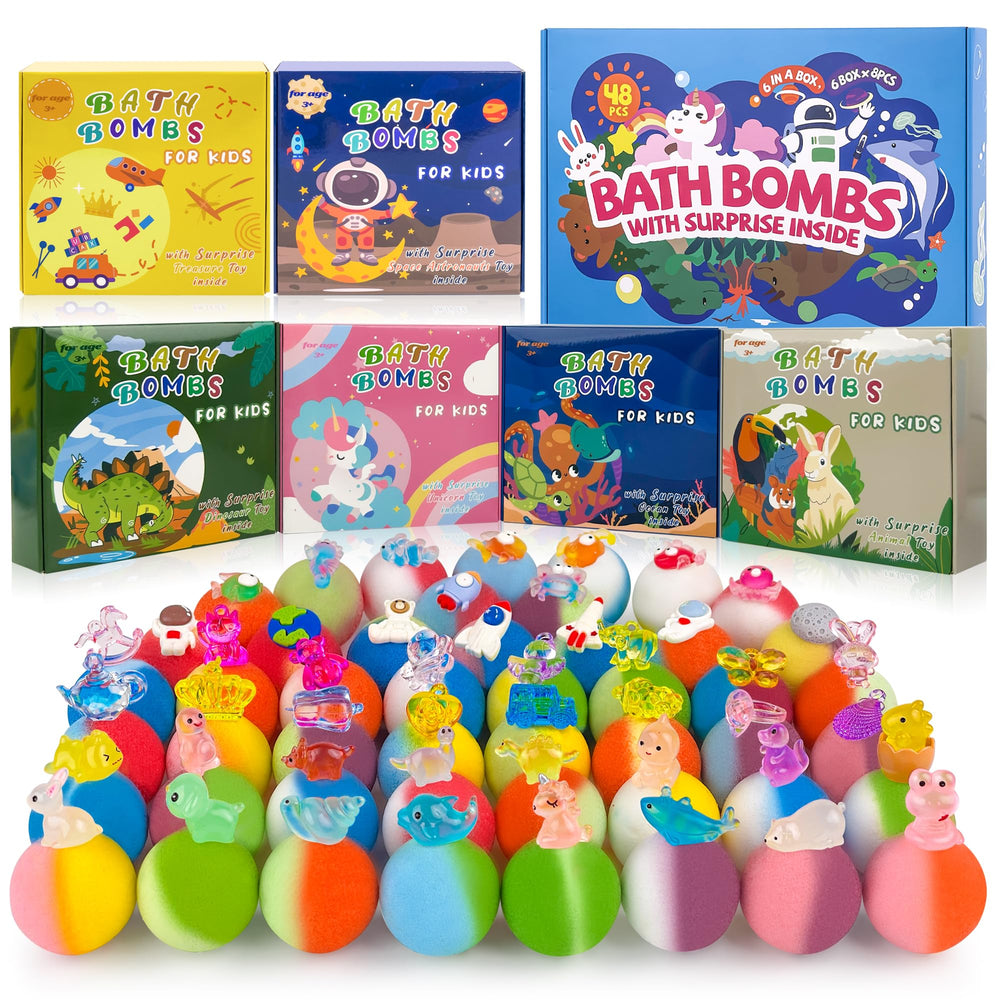 BYGGVIR bombes de bain avec surprise intérieure pour enfants