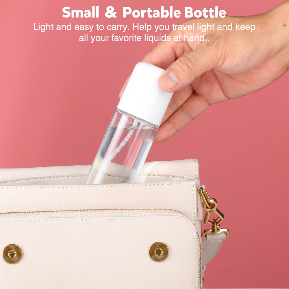 Flacon Bynccea remplissable pour divers liquides cosmétiques et ménagers.