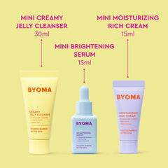 BYOMA sérum éclaircissant en flacon, cible l éclat du teint