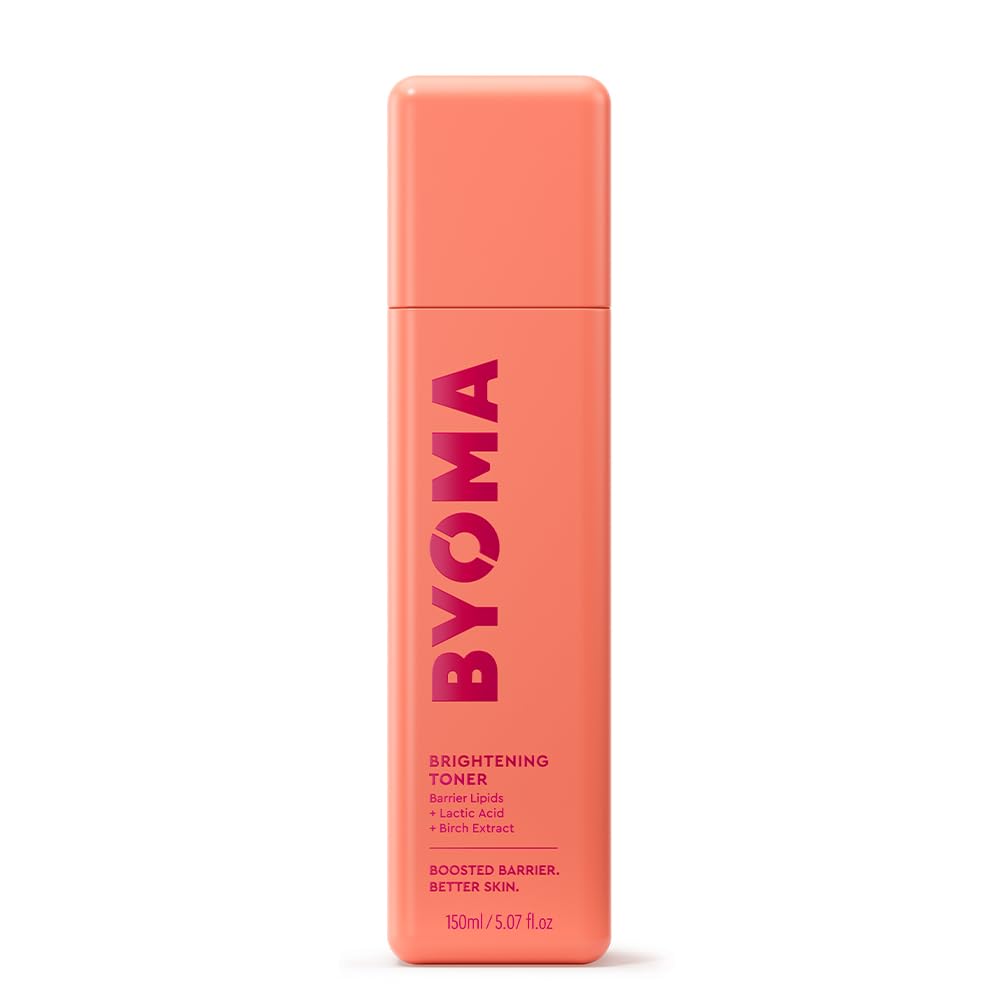 BYOMA tonique éclaircissant – bouteille élégante pour un teint plus lumineux.