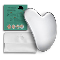 BYYDDIY Gua Sha visage en acier inoxydable, sphère, massage relaxant