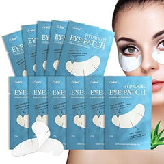 C. ARTIST : coussins gel yeux en forme V, emballage individuel, hygiène professionnelle fiable.