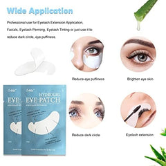 C. ARTIST : coussins gel yeux pour extensions cils en salon, hygiène assurée.