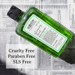 Arôme romarin menthe du gel douche, rafraîchissant et stimulant le rituel quotidien.