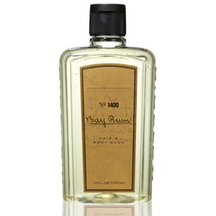 Gel douche Bay Rum de C.O. Bigelow en bouteille, nettoyage efficace des cheveux et de la peau.