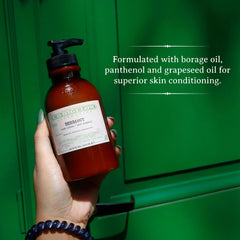 Pompe pratique de C.O. Bigelow Bergamot Lotion, application facile.