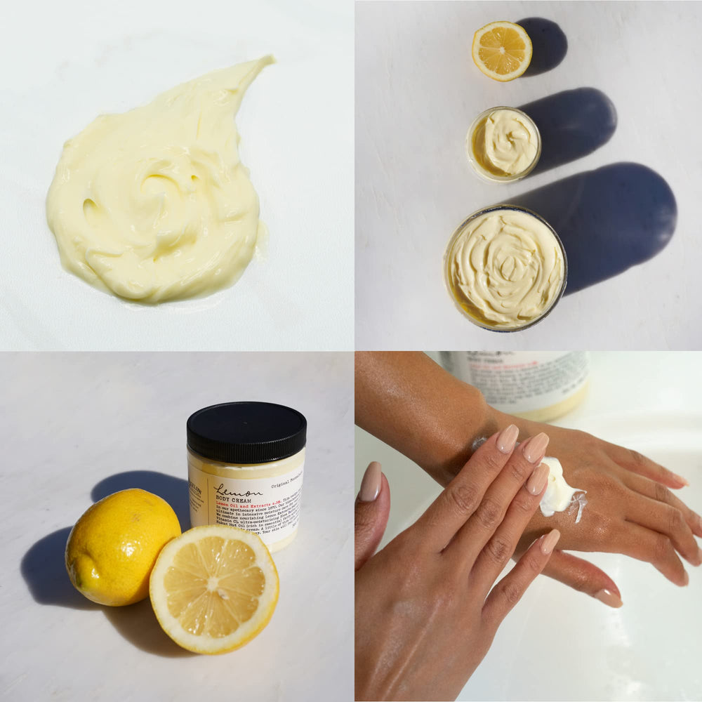 Beurre de karité et huile de kukui intégrés à la crème citron C.O. Bigelow.