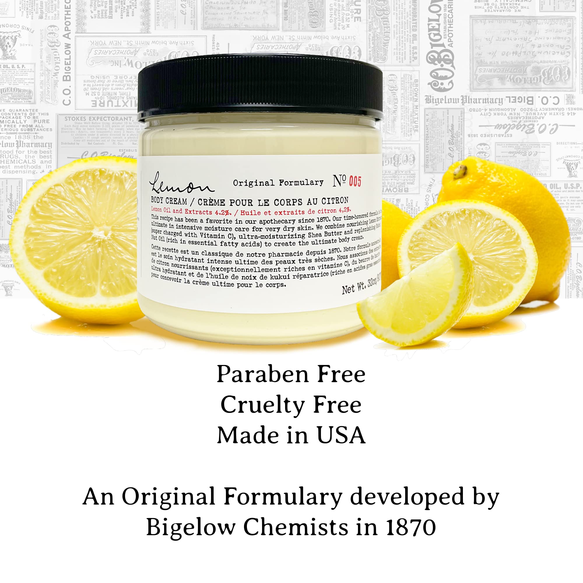 Hydratation ciblée des coudes et genoux avec la crème citron C.O. Bigelow.