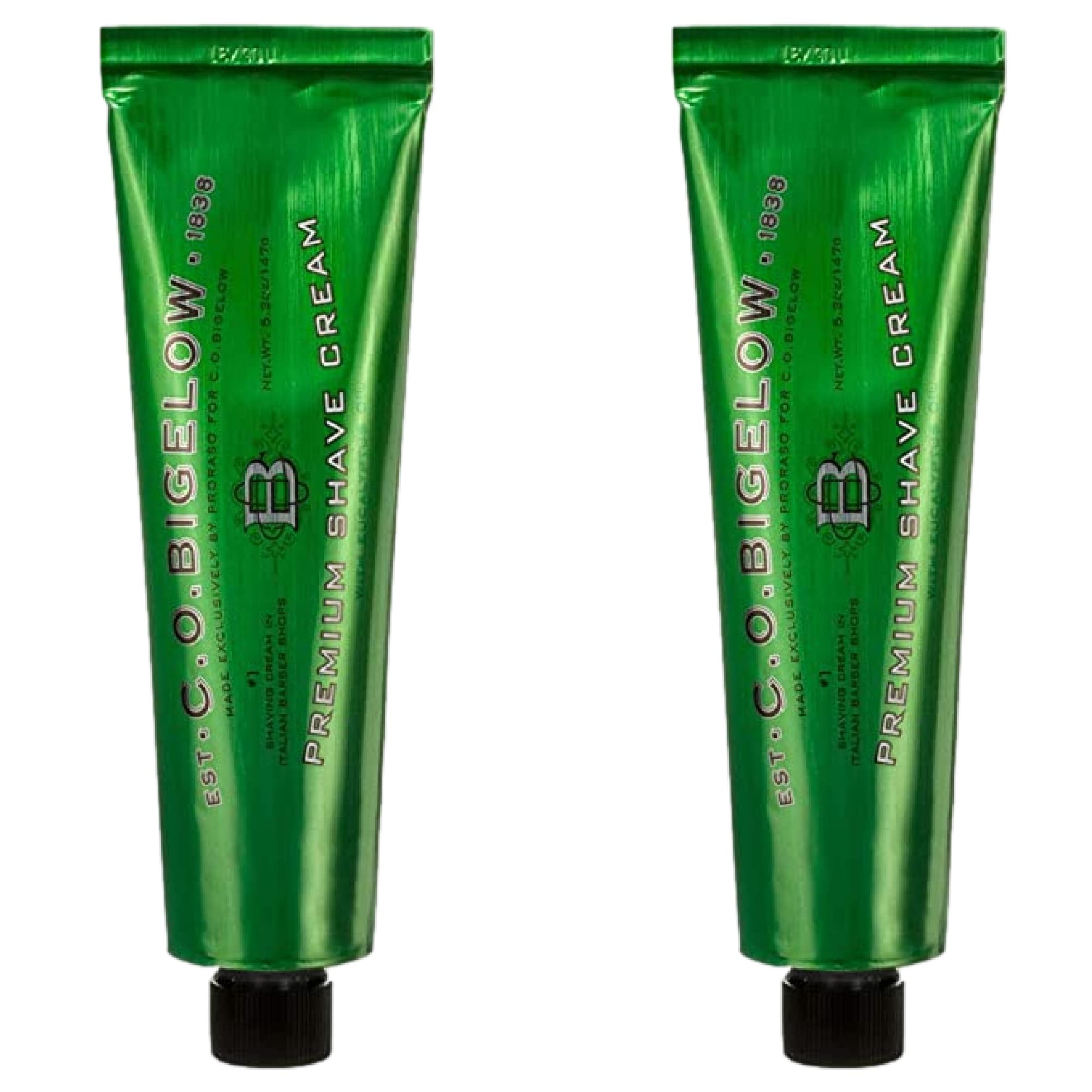 Crème de rasage C.O. Bigelow, mousse douce pour rasage précis.
