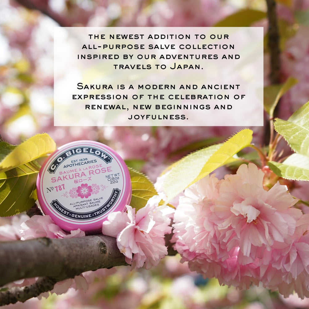 Emballage compact voyage Sakura Rose Salve de C.O. Bigelow