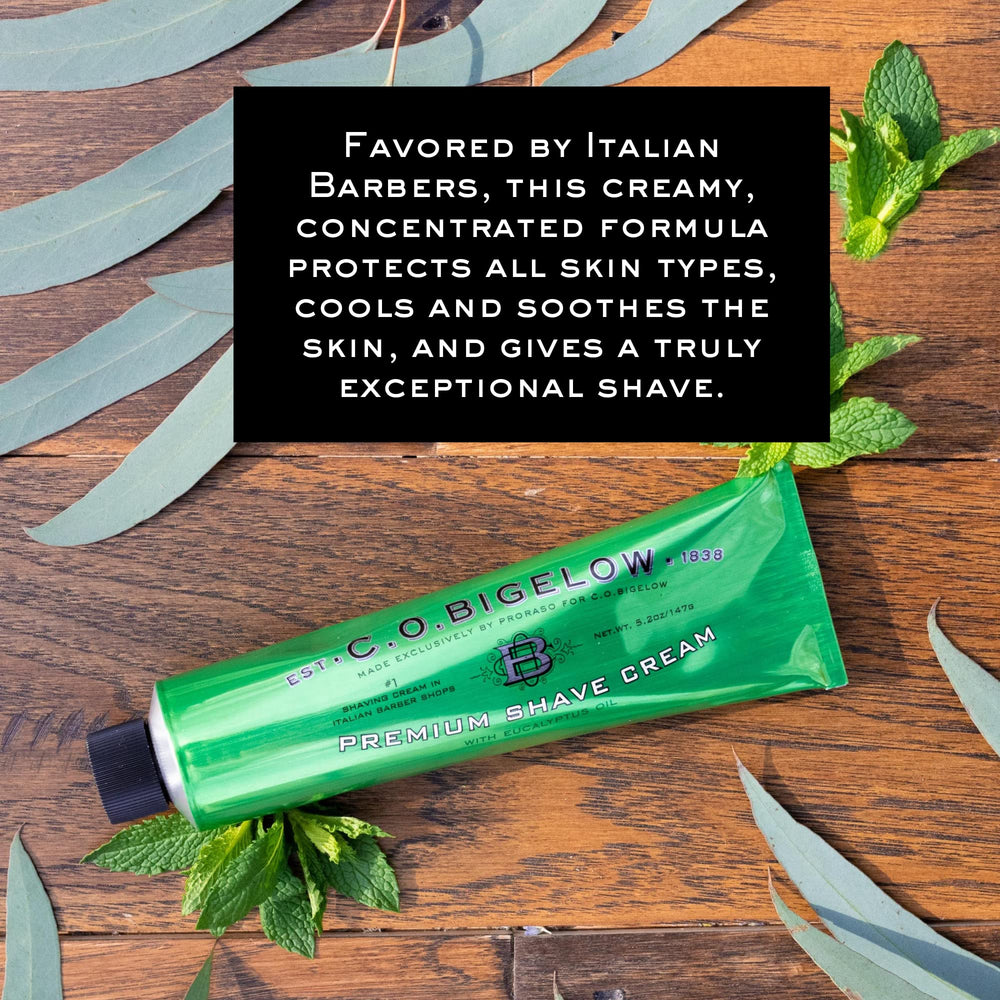 Huile d'eucalyptus dans la crème, sensation rafraîchissante.