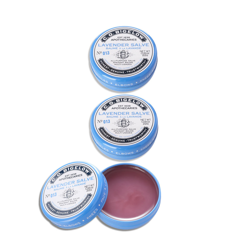 Baume lavande C.O. Bigelow pour les lèvres, hydratation douce et apaisante.