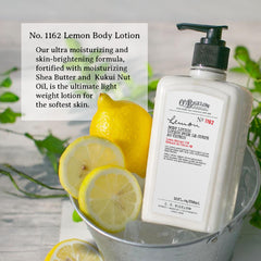 Lait citron C.O. Bigelow – absorption rapide pour peau sèche