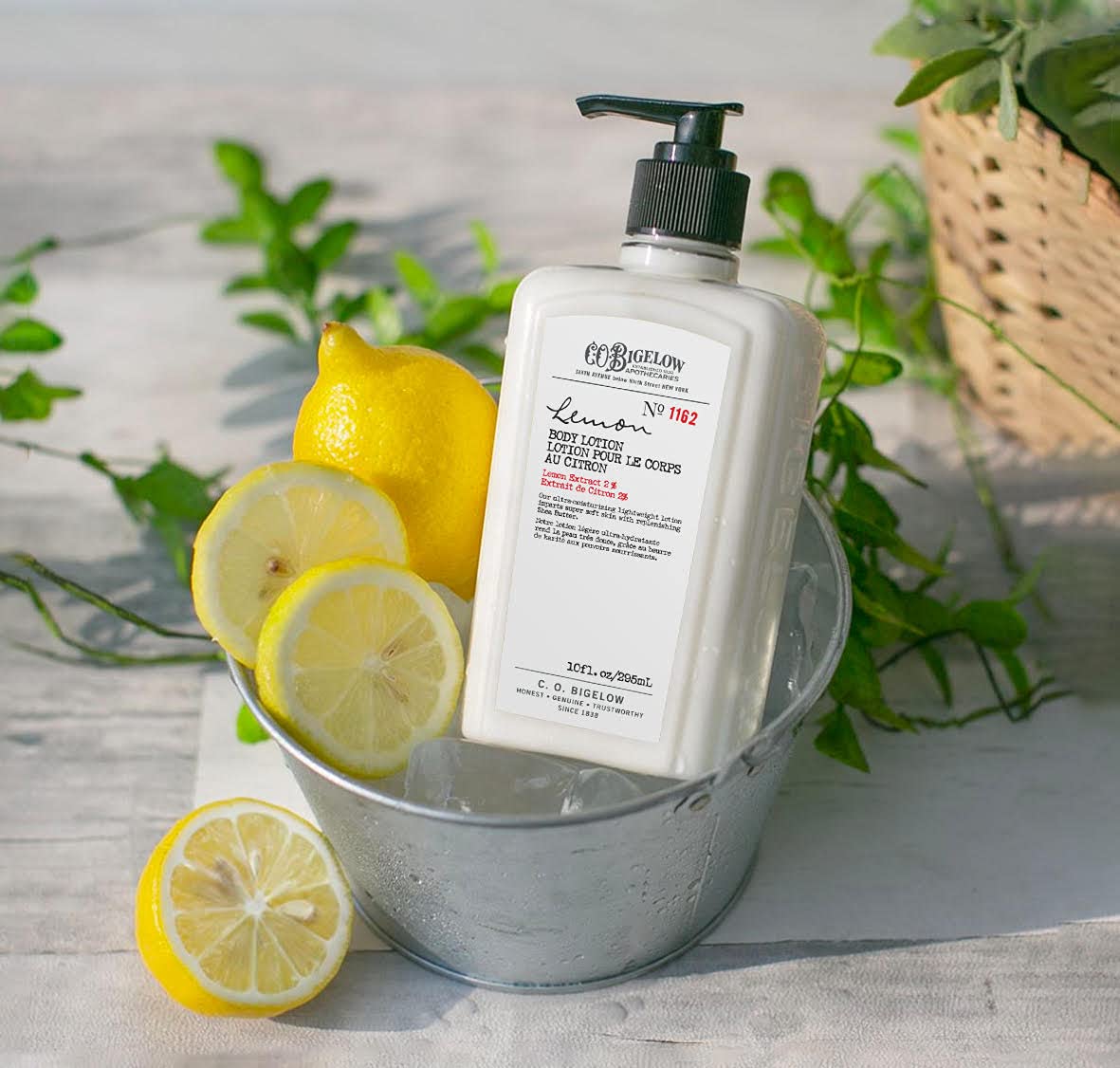 Beurre de karité et kukui dans le lait citron C.O. Bigelow