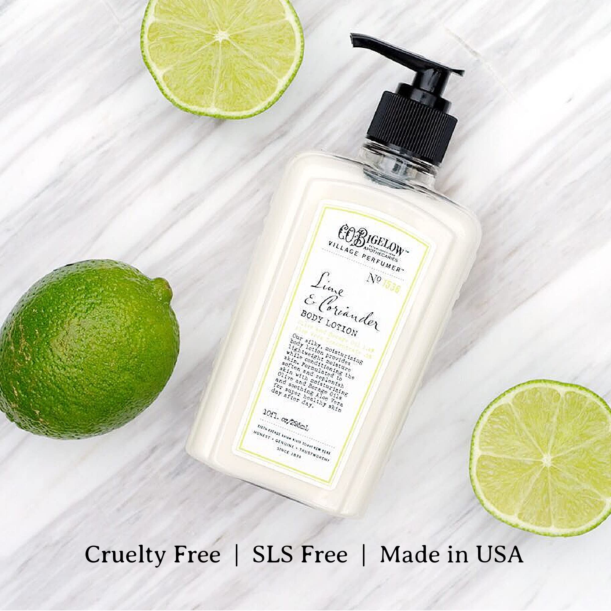 Parfum Lime Coriandre frais et stimulant lors de l’utilisation quotidienne.