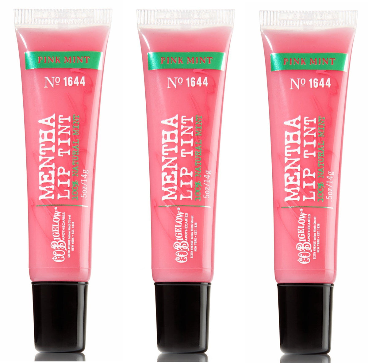 C.O. Bigelow Mentha Lip Tint Pink Mint, teinte rose menthe, pour hydrater et sublimer les lèvres