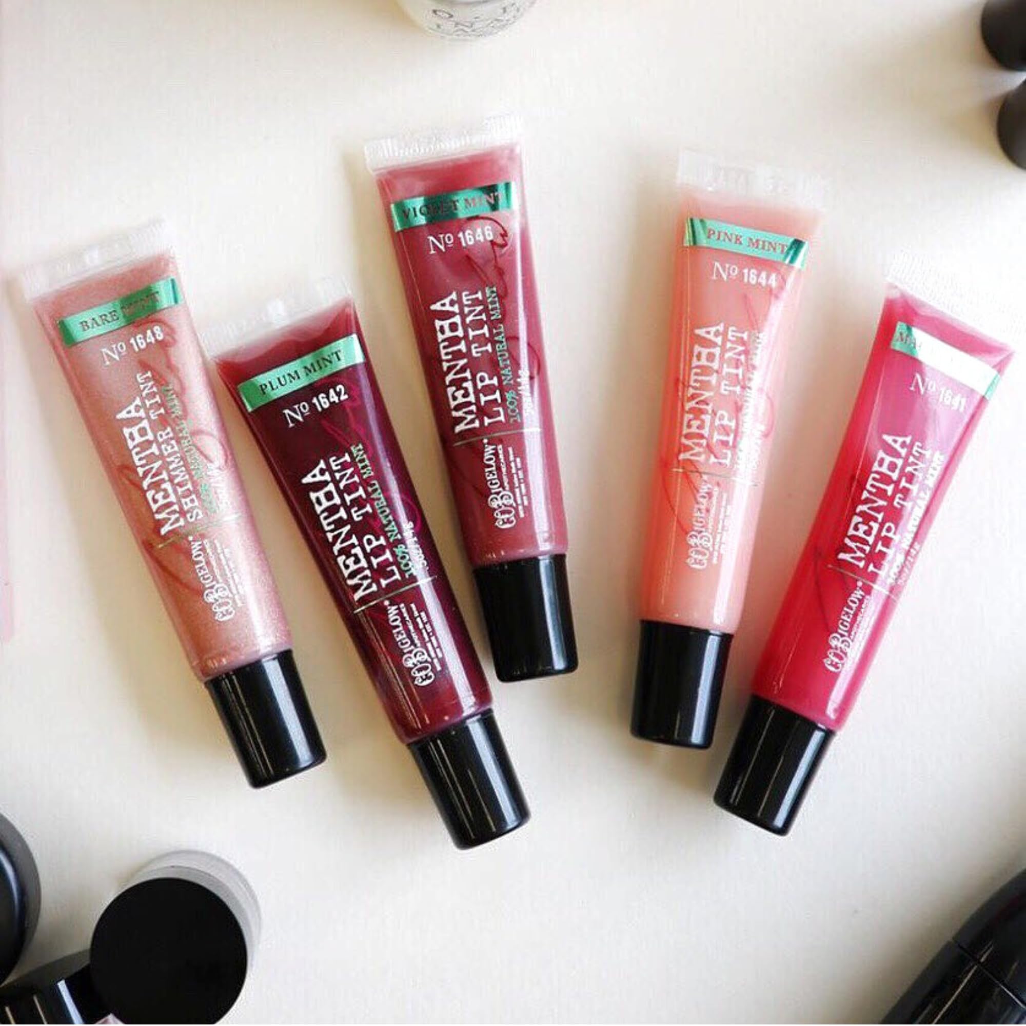 C.O. Bigelow Plum Mentha Lip Tint Trio cadeau beauté