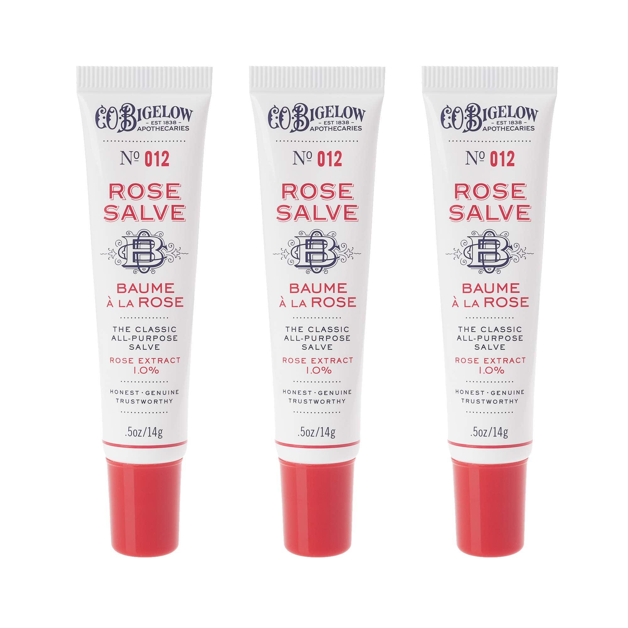 C.O. Bigelow Rose Salve sur les mains, soin des zones sèches.