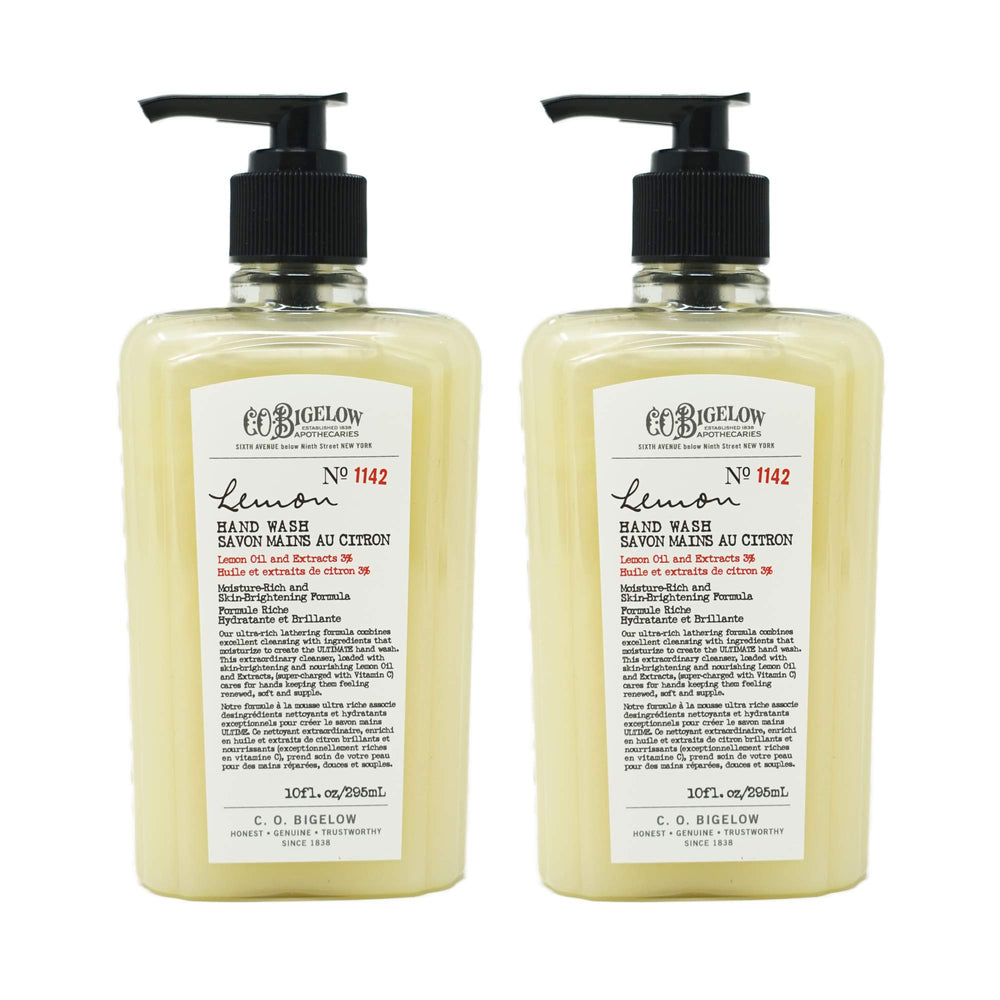 Savon mains citron C.O. Bigelow – mousse riche, douceur après chaque lavage.