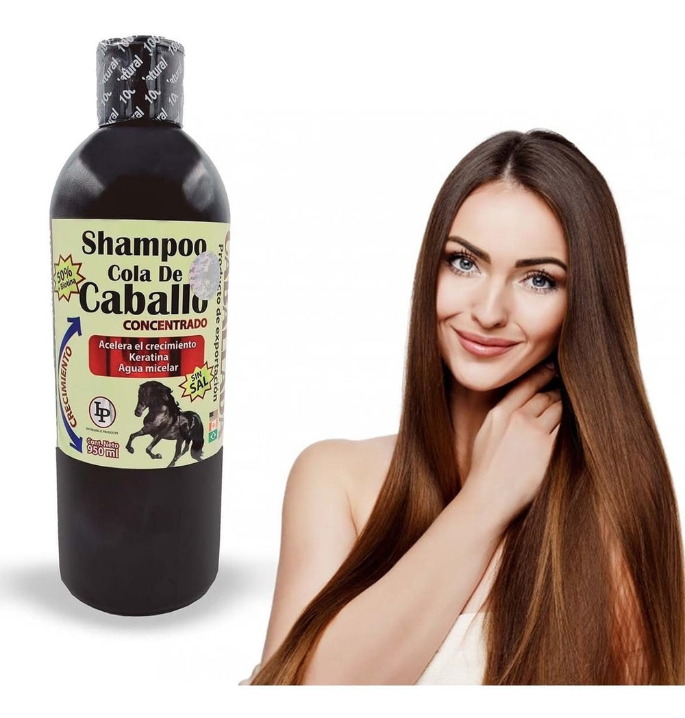 CABALLADO Shampoing sans sel – biotine et vitamine B12 pour nourrir les cheveux