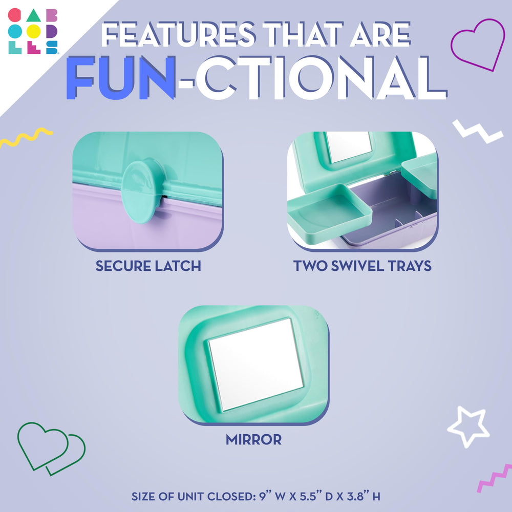Caboodles Pretty in Petite rangement portable ideal dans sac ou tote