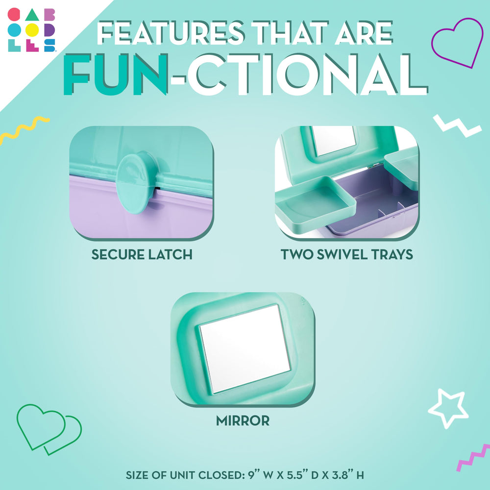 Caboodles Pretty in Petite idéal pour accessoires et produits du quotidien.