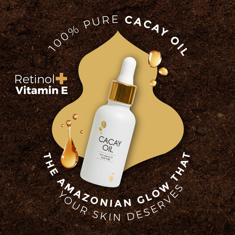 Absorption rapide pour la peau grâce à Cacay Pure, sans résidu gras.