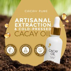 Huile visage Cacay Pure, absorption rapide pour peau légère et non grasse.