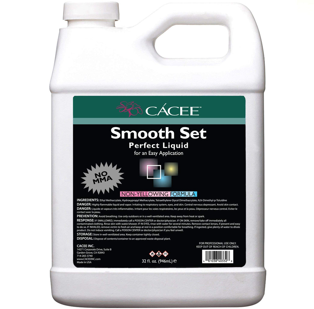 Cacee Smooth Set Perfect monomètre 32 oz: adhérence durable et finition propre