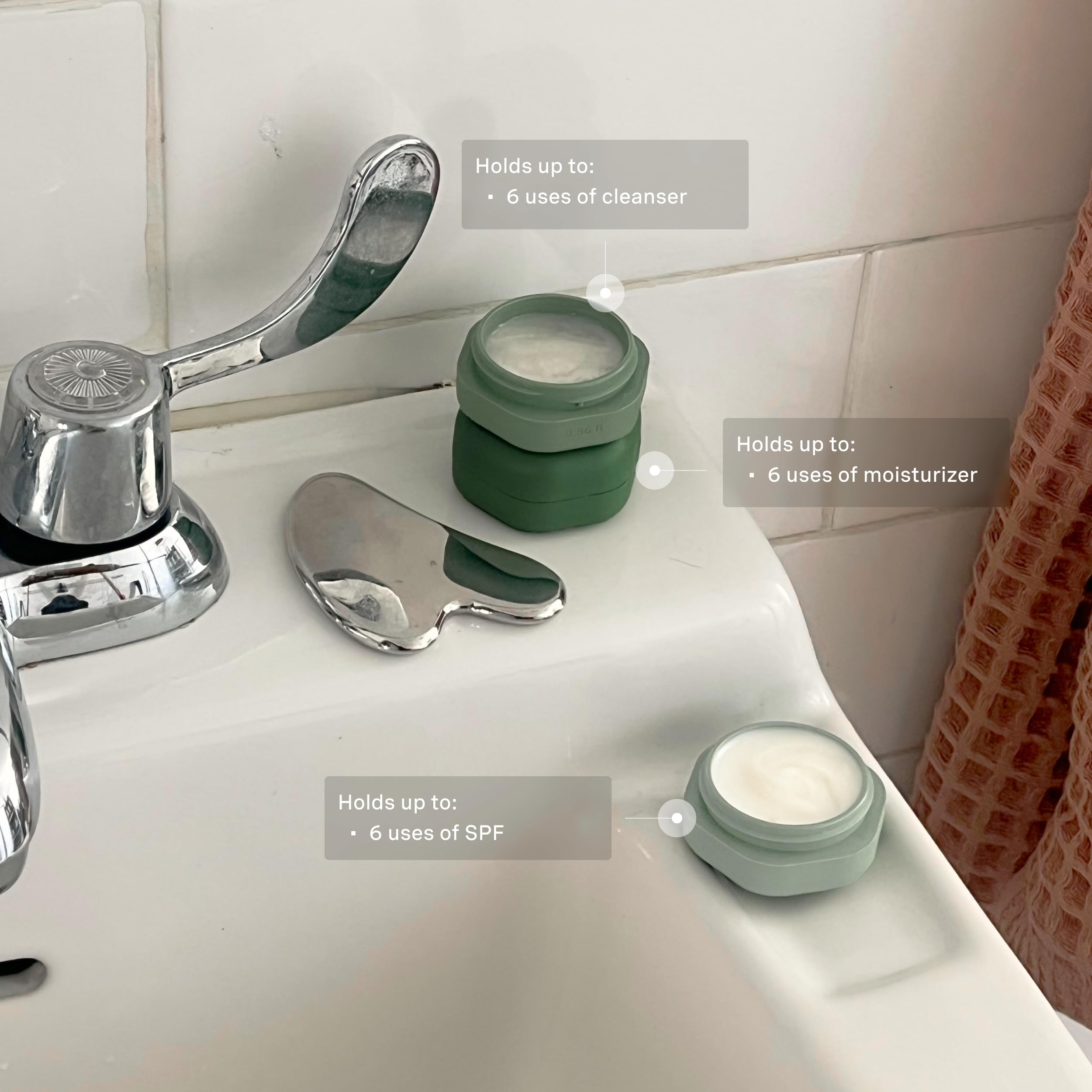 Cadence design magnétique permet d'assembler verticalement ou horizontalement les contenants.