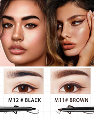 Caedelfly Gel Eyeliner Set – barre rétractable Marron pour une touche naturelle et durable.