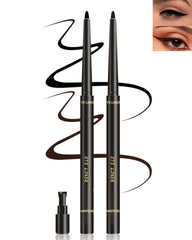 Caedelfly Gel Eyeliner Set – barre rétractable noir pour précision longue durée.
